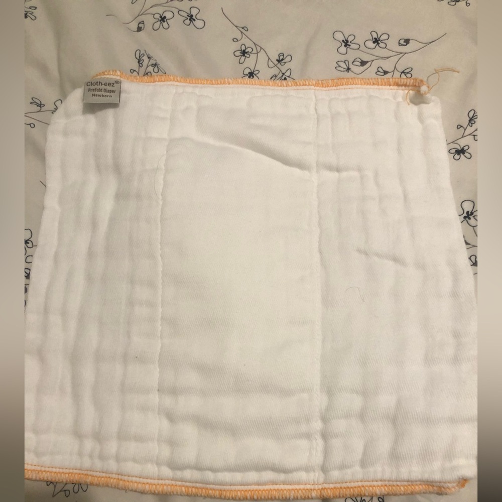 Cloth-Eez Newborn Prefold Cloth Diapers - 100% Cotton (x24)